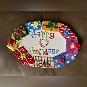 Happy Holidays Serving Platter/Tray